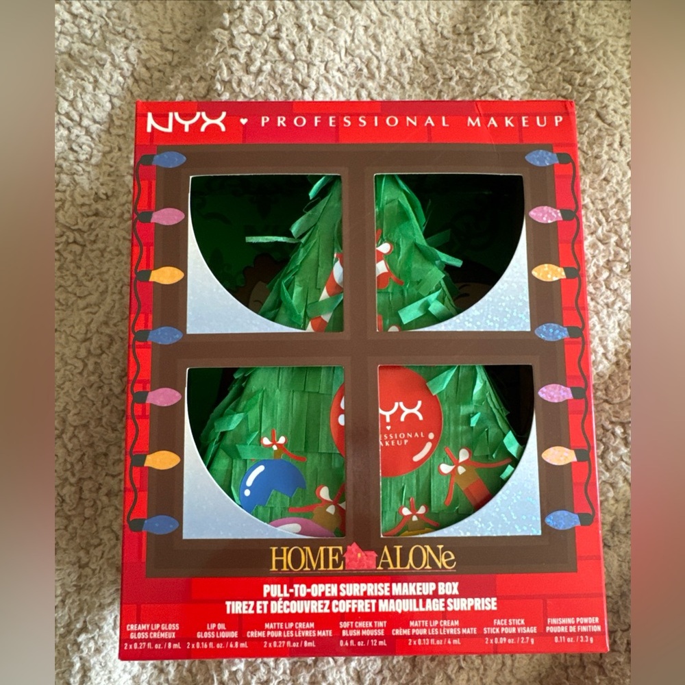 NWT NYX Professional Makeup Home Alone Surprise Limited Edition Make Up Tree